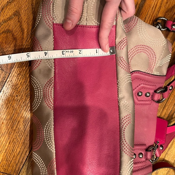 COACH Ashley satchel purse, rare color! - Picture 15 of 15